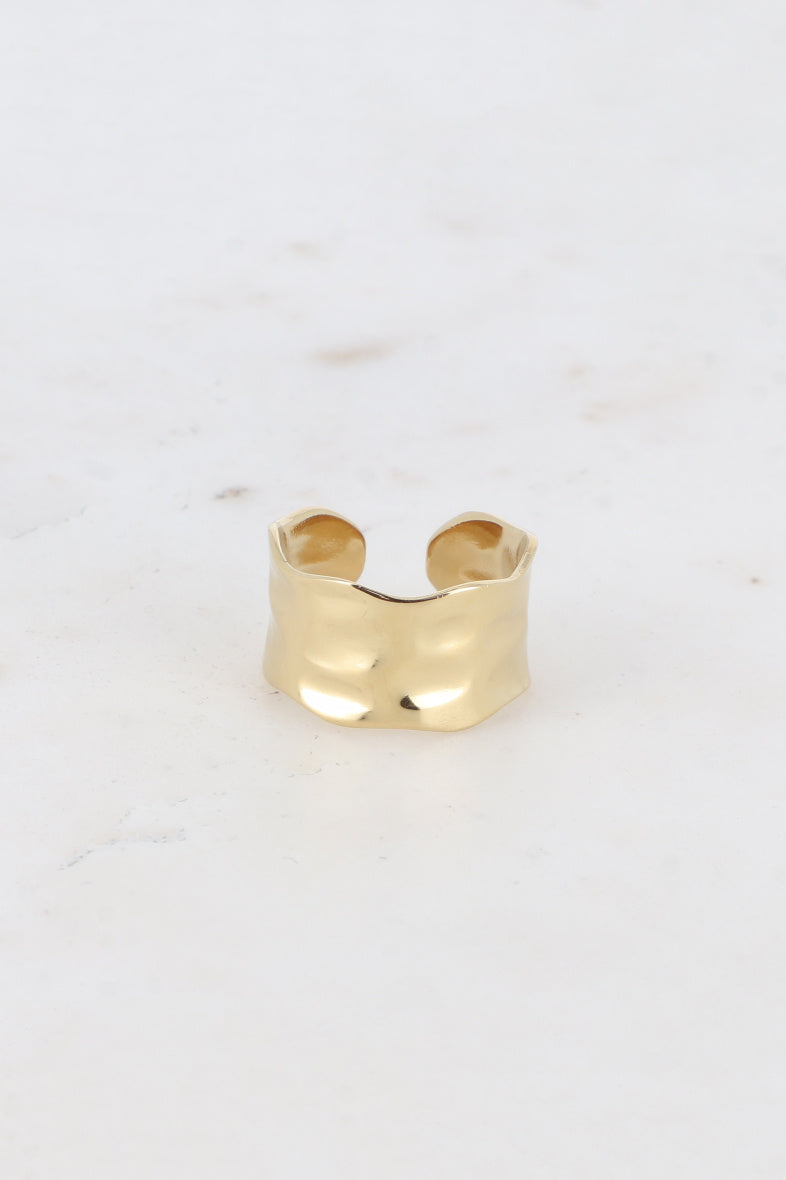 Bague effet martelé Charlène