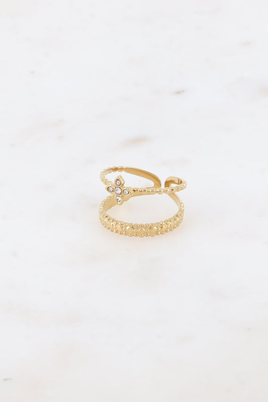 Bague 2 rangs Rachel