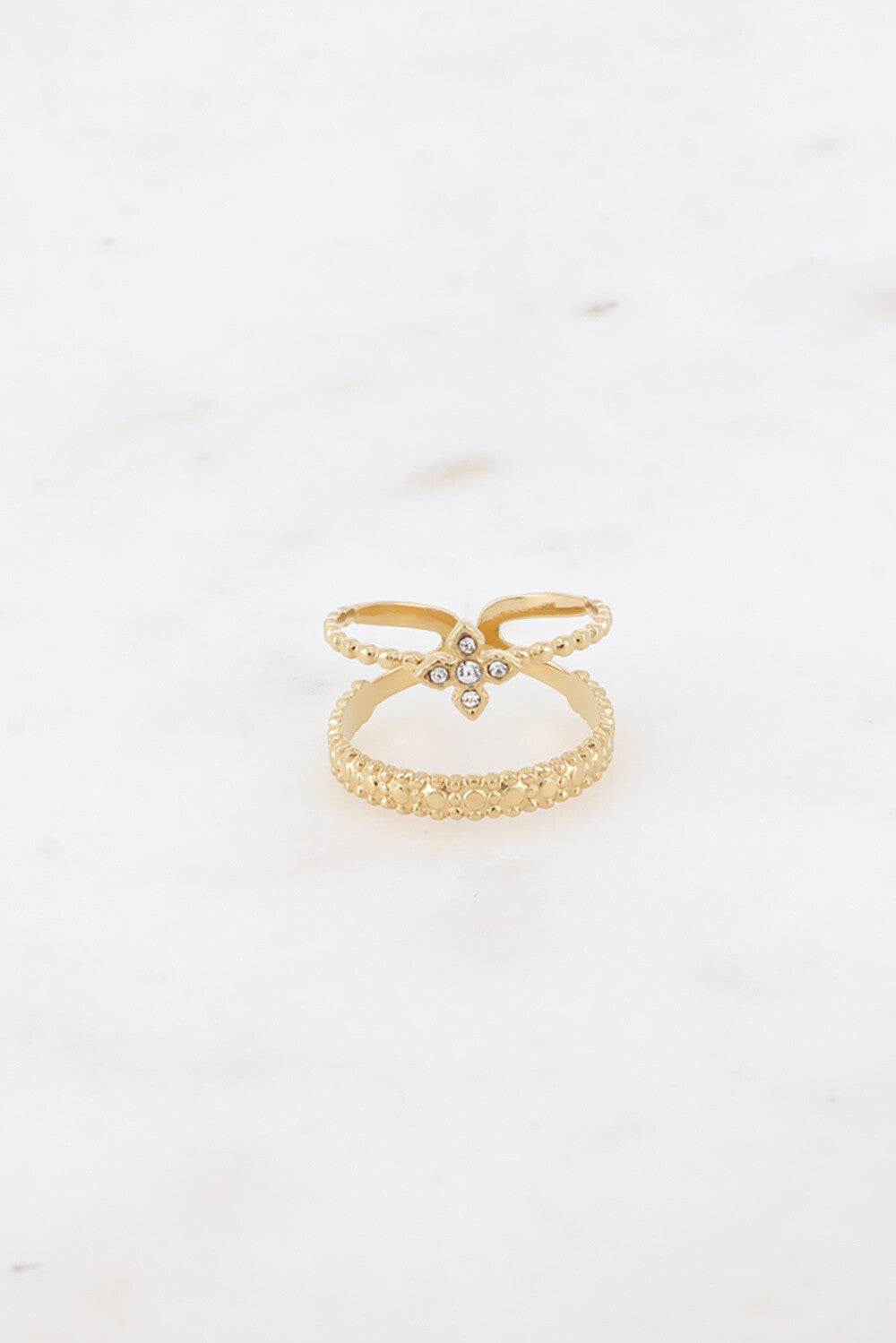 Bague 2 rangs Rachel