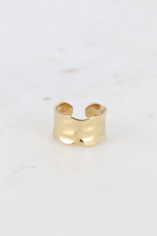 Bague effet martelé Charlène