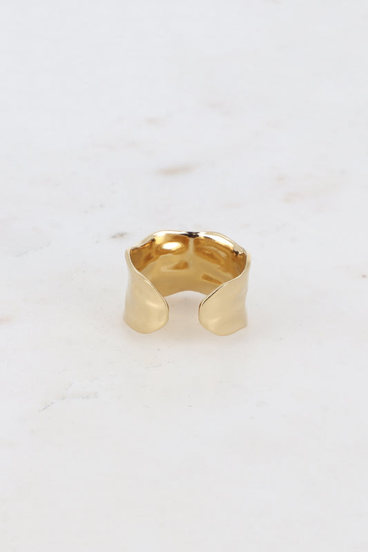 Bague effet martelé Charlène