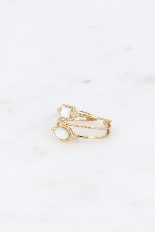 Bague 3 rangs Elodie